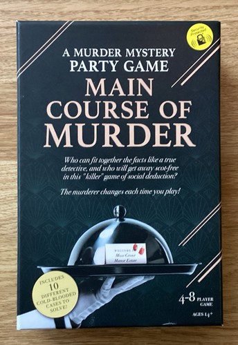 Main course murder a - course, of