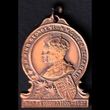 1937 Coronation Medal King