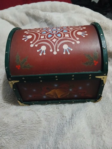 Music box moving snowman - box,