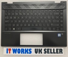 HP Pavilion X360 Convertible 14-CD0xxx Keyboard Palmrest Touchpad Cover Core i3