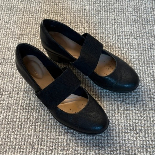 Clarks women black - clarks, leather