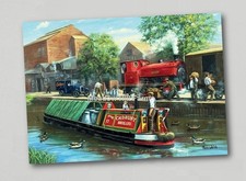 Fridge Magnet Canal Barge