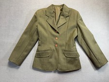 Vintage Tagg Equestrian Green Blazer Jacket Riding Jacket Womens size 32