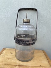 FYRSIDE RIPPINGILES Vintage Retro Paraffin Heater Fuel Glass Bottle Metal Handle