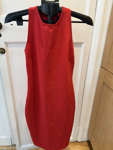 Zara red dress with strappy - red,