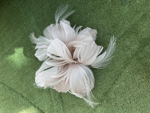 Pale pink feather - feather, fascinator
