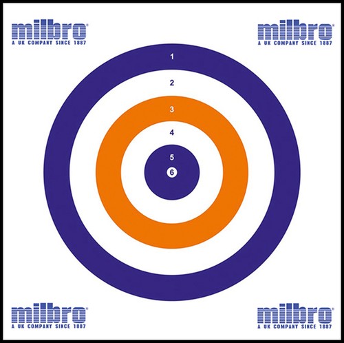 Milbro rwb thick card airgun - rwb,