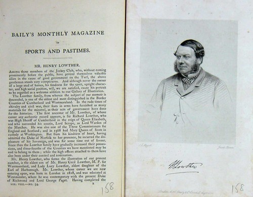 Henry lowther jockey club - jockey,