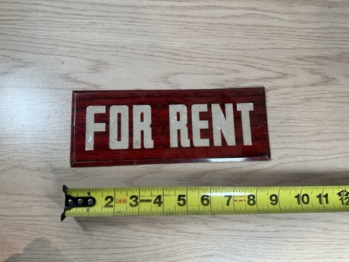 Vintage for rent sign metal - for,