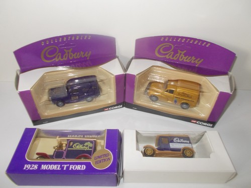 Corgi lledo cadbury s vans - cadbury's,