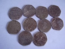 JOB LOT X 10 50 PENCE 50P