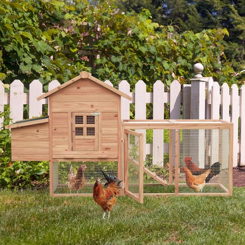 Wooden chicken coop - wooden,