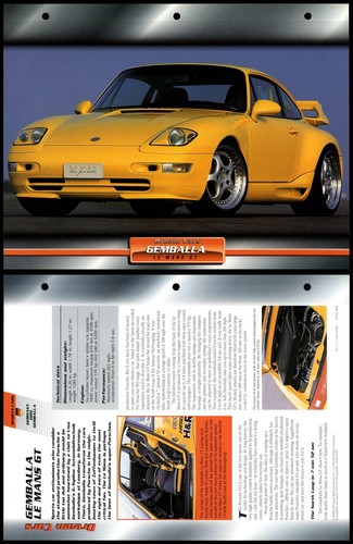 Gemballa mans 1995 - gemballa, le
