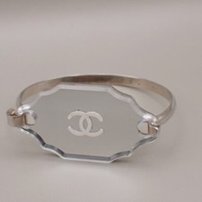 CHANEL CC Logo Mirror Bangle