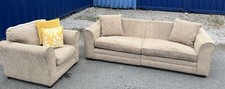 Sofa Set 4 Seater And Armchair Beige 