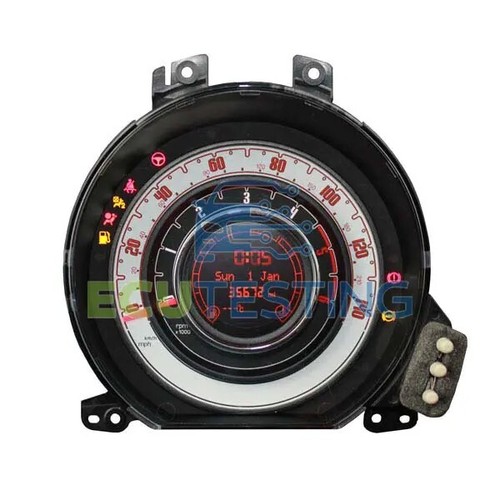 Fiat 500 dashboard - fiat, instrument