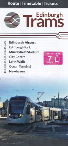 Edinburgh trams timetable inc - edinburgh,