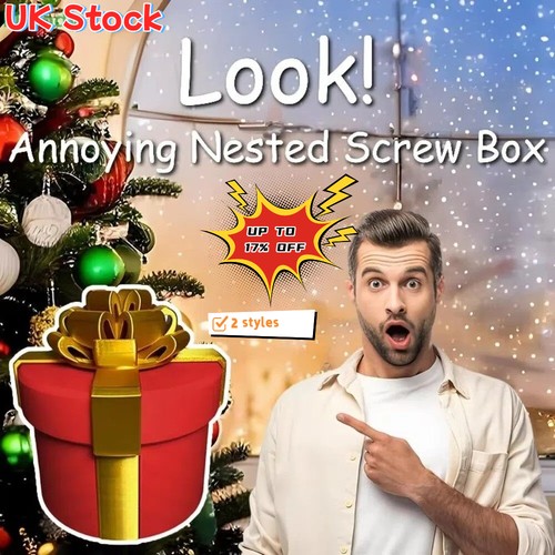 Annoying nested screw gift box - nested,