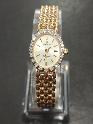 Sovereign carat gold quartz - sovereign, 9-carat