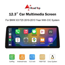 12.3’ Wireless CarPlay Android Auto Touchscreen For BMW X3 F25 With CIC 2010-13