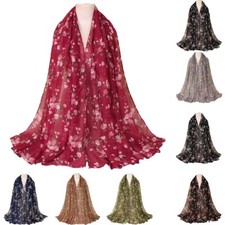Women Long Fashion Wrap Flower