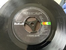 TYRONE DAVIS - I HAD IT ALL/YOU WOULDN’T BELIEVE - USA DAKER NORTHERN SOUL