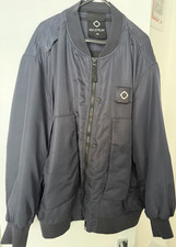 MA.STRUM Black Nylon Bomber