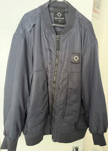 Strum black nylon bomber - nylon,