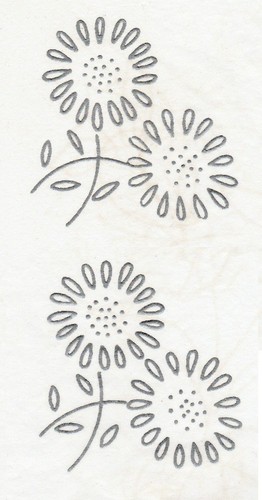 Vintage embroidery transfer - vintage,