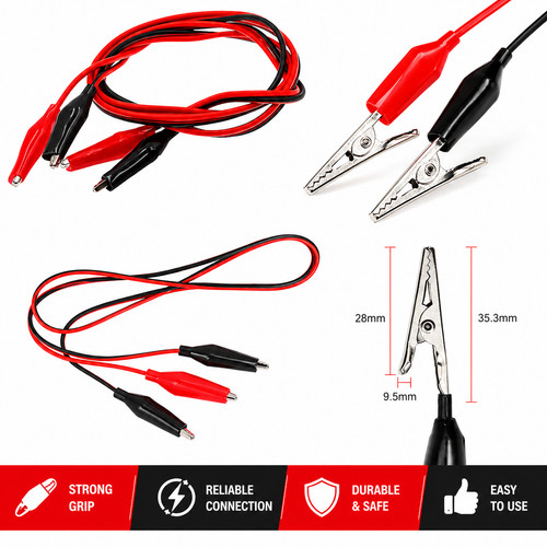 Alligator clip test lead - alligator,