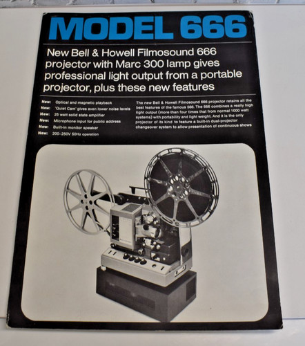 Bell howell model 666 - howell,