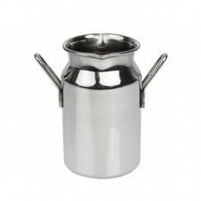Mini Milk Churn Stainless Steel Medium - 120ml 4.25oz 45(dia) x 80(h)mm 120 mL 
