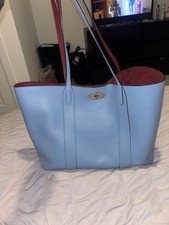 mulberry bayswater blue tote
