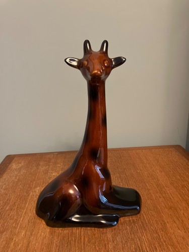 Vintage ceramic giraffe - vintage,