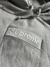 Supreme Box Logo Hoodie Grey FW24 Exclusive - 2024 - Size LARGE