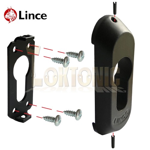 Lince high security black euro - lince,