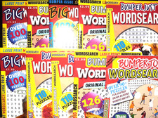 10 WORDSEARCH PUZZLE BOOKS -