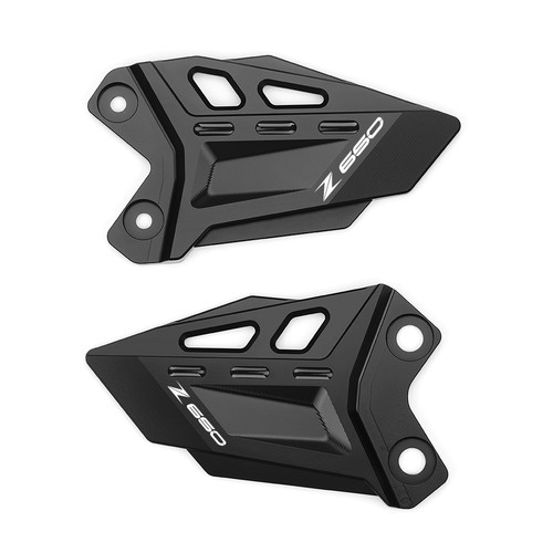 Motorcycle foot peg heel plate - motorcycle,