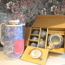 New Zojirushi Teapot and 5 Teacups Handy Pot Set