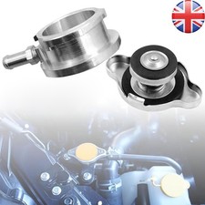 1-1/4" 32mm ID Aluminum Weld On Radiator Filler Neck 1.25" With Radiator Cap New
