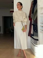 ZARA ECRU OVERSIZED SEQUIN