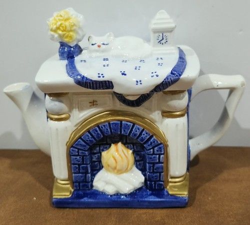 Vintage porcelain fireplace