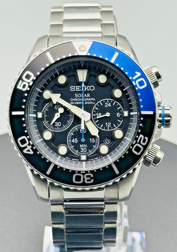 Seiko watch solar chronograph - watch,