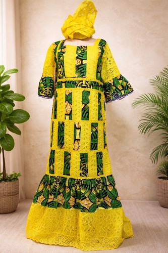 Elegant african dentell lace - african, dentell/