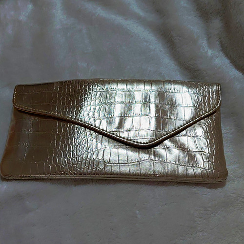 Gold faux leather - faux,