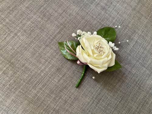 Wedding rose buttonhole flower - wedding,
