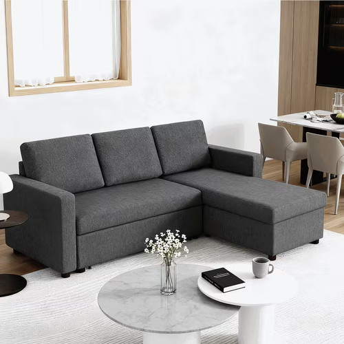 Reversible sectional sofa bed - reversible,