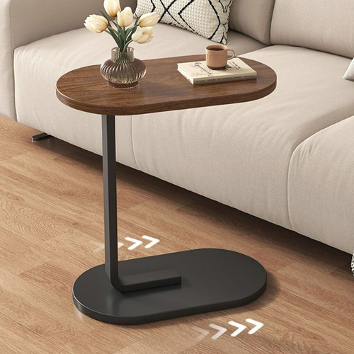 Shaped compact sofa side end - c-shaped,