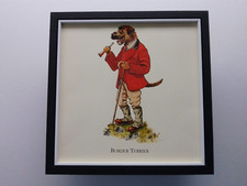 Bryn Parry Dog print 'Border Terrier' FRAMED