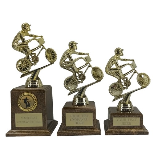Personalised gold bmx bike - personalised,